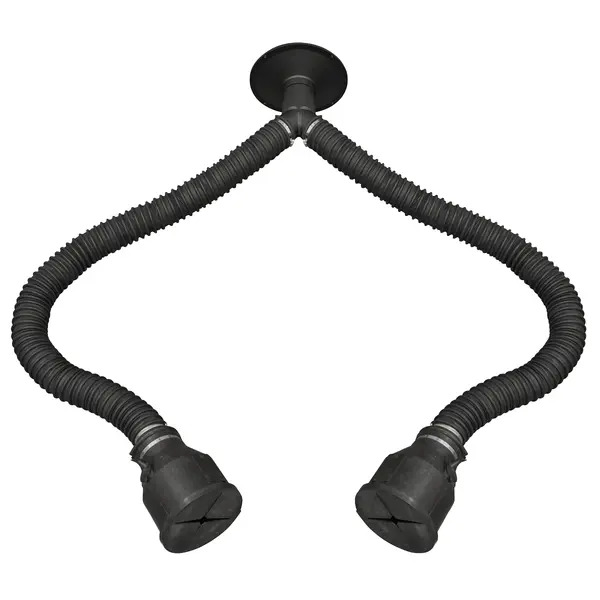 Sealey Twin Pipe 1.65m Exhaust Extractor Hose for EFS/93