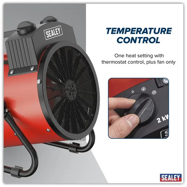 Sealey EH2001 Industrial Fan Heater 2000W/230V