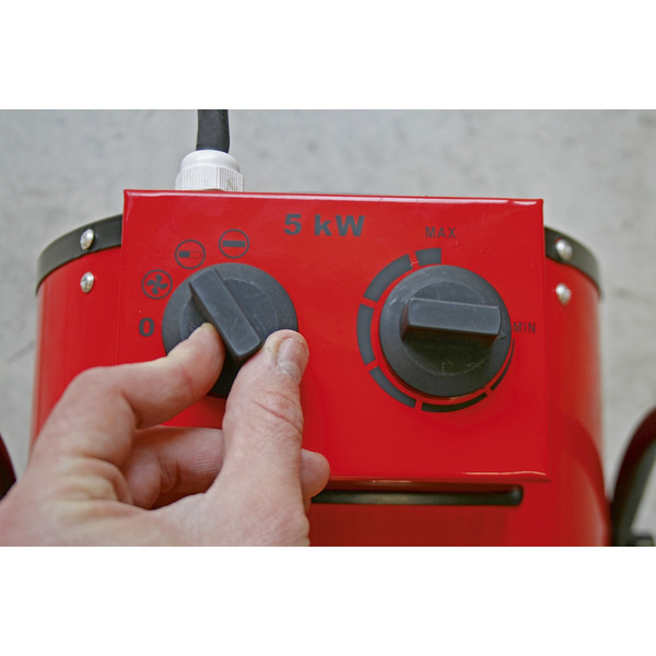 Sealey EH5001 Industrial Fan Heater 5kW/400V