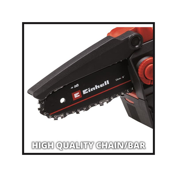 Einhell 4600043 GE-PS 18/15 Li BL-Solo Power X-Change Pruning Chain Saw 18V 1 x 2.5ah Battery