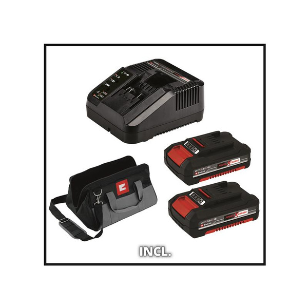 Einhell TP-18V Power X-Change Twin Pack BL 18V 2 x 2.0Ah Li-ion