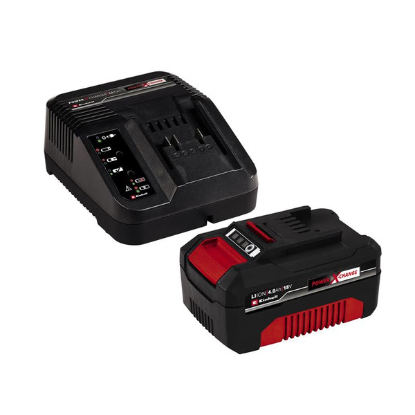 Einhell 4512042 Power X-Change Battery & Charger Starter Kit 18V 1 x 4.0Ah Li-ion
