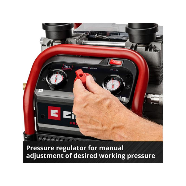 Einhell EINSILENZO8N SILENZZO 36/210 PROFESSIONAL Air Compressor 36V (2 x 18V) Bare Unit