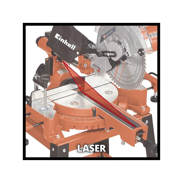Einhell EINTCSM25312 TC-SM 2531/2 U Sliding Mitre Saw 254mm 1900W 240V