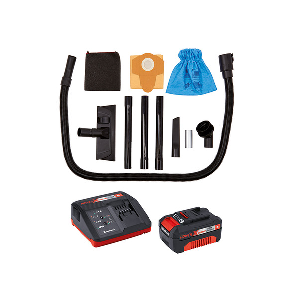 Einhell EINTEVC1820C TC-VC 18/20 Li Power X-Change Cordless Wet & Dry Vacuum 18V 1 x 3.0Ah Li-ion