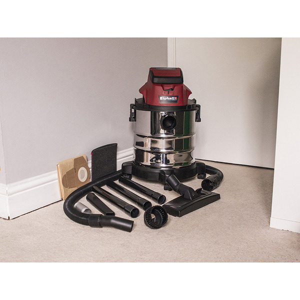 Einhell EINTEVC1820C TC-VC 18/20 Li Power X-Change Cordless Wet & Dry Vacuum 18V 1 x 3.0Ah Li-ion