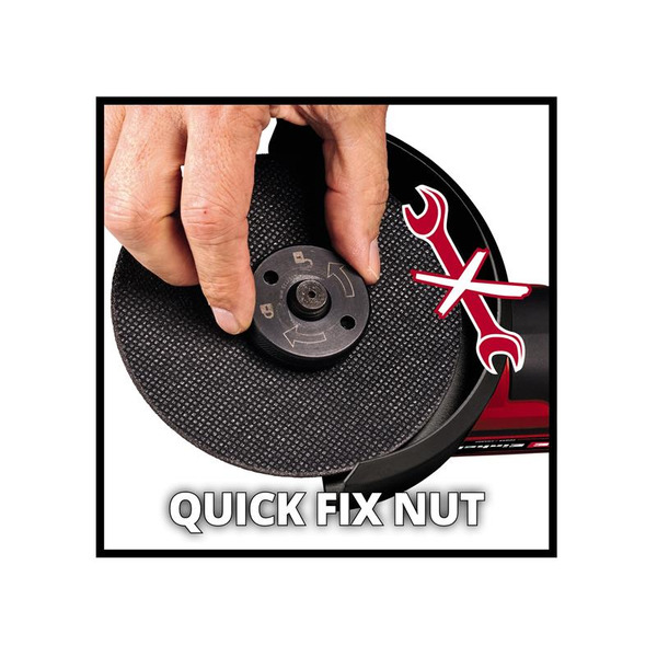 Einhell EINTPAG125N TP-AG 18/125 CE Q Li-Solo Pro Angle Grinder 125mm 18V Bare Unit
