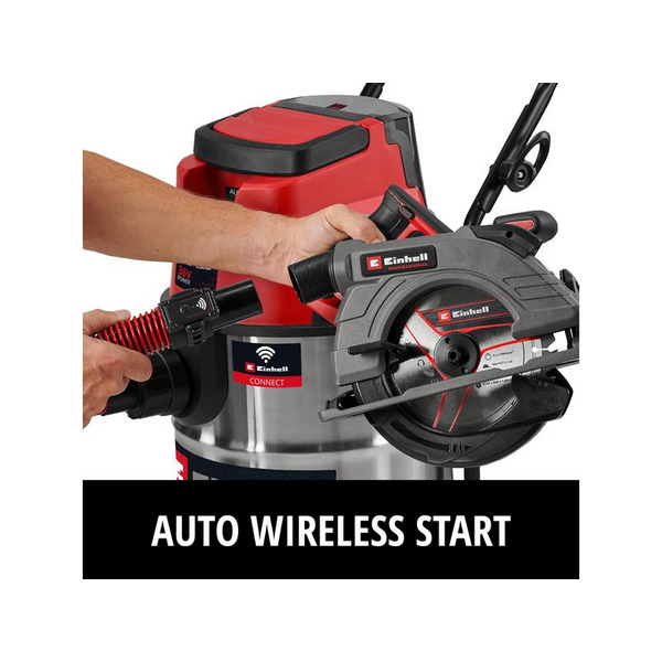 Einhell EINTPVC3630N TP-VC 36/30 S Auto-Solo PRO Wet/Dry Vacuum Cleaner 36V (2x18V) Bare Unit