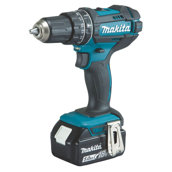 Makita DLX2131TJ 18V 2x5.0Ah Li-ion Combi Impact Twin Kit