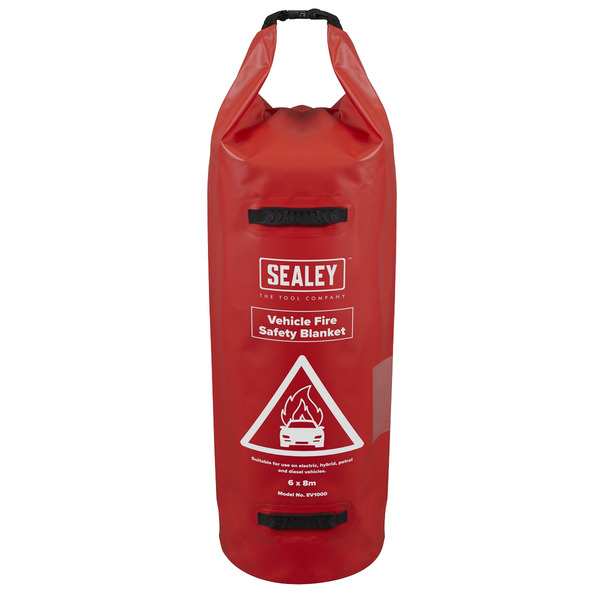 Sealey Vehicle Fire Safety Blanket - PU Coated 6 x 8m