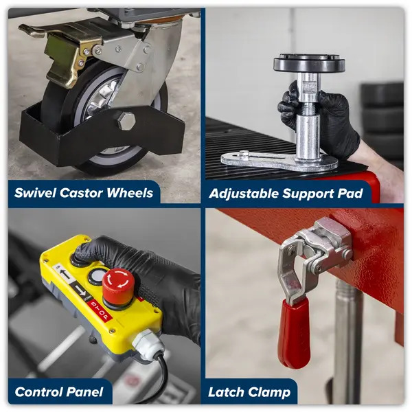 Sealey EVBT1200 High Lift EV Battery Lift/Hydraulic Platform Truck 1200kg Capacity