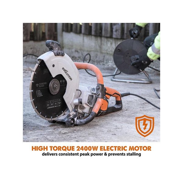 Evolution EVLR300DCTL R300DCT 300mm Disc Cutter + Blade 1600W 110V