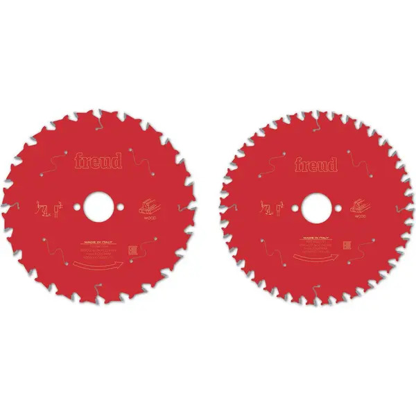 Freud F03FS09892 Wood Circular Saw Blade Twin Pack 165 x 20  24T & 40T