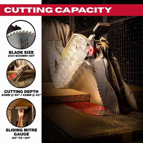 Excel 32141 254mm Extendable Table Saw 240V/1800W