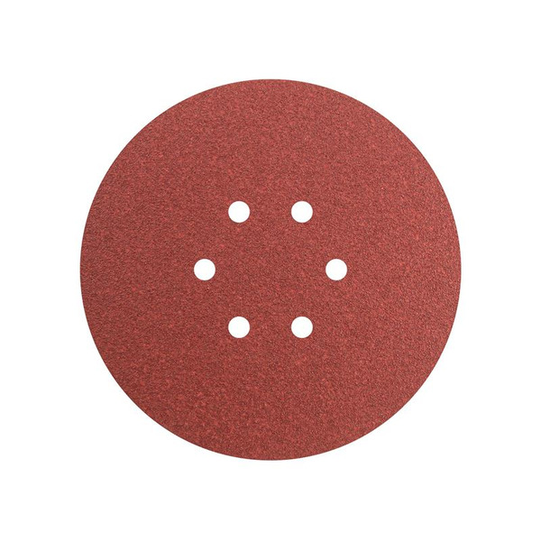 Faithfull Hook & Loop Sanding Disc DID2 Holed 150mm x 80G (Pack 5)