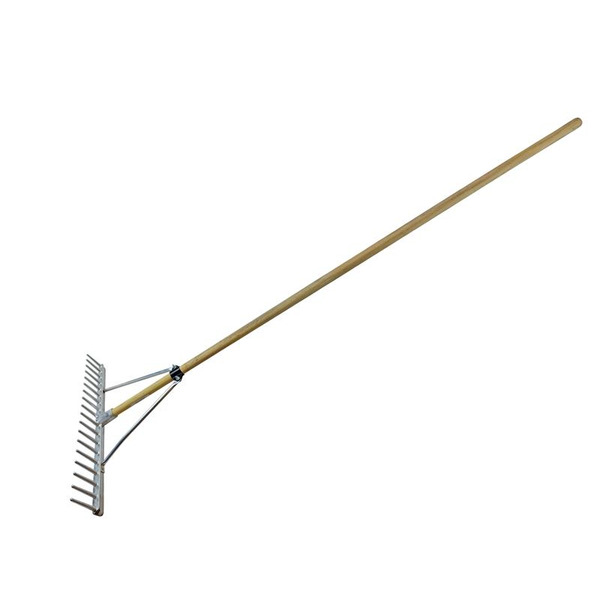 Aluminium Landscape Rake Wooden Handle FSC 100%
