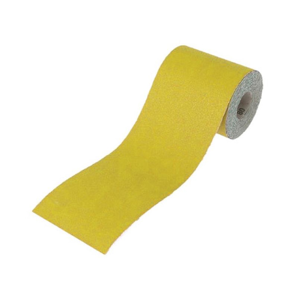 Aluminium Oxide Sanding Paper Roll Yellow 115mm x 50m 60G