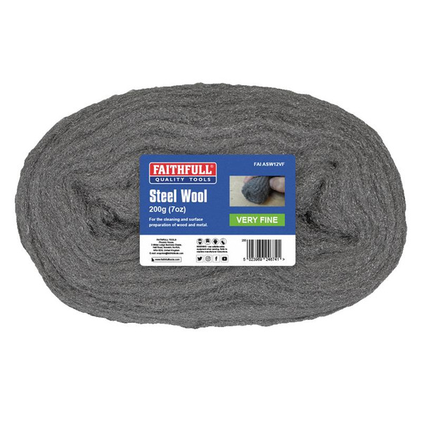 Faithfull Steel Wool Very Fine 200g