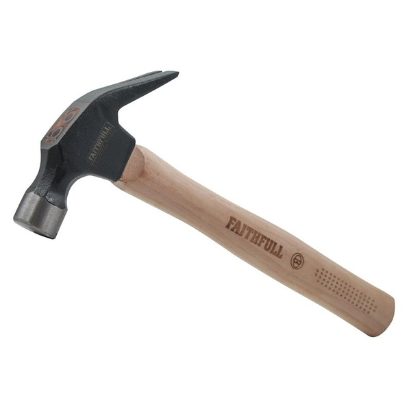 Faithfull FSC Hickory Claw Hammer 567g (20oz)