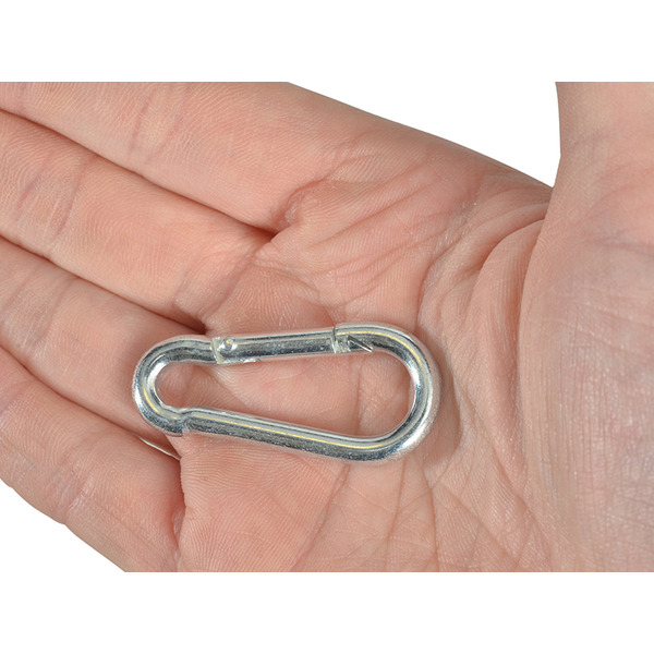 Faithfull Fire Brigade Snap Hook 4mm Zinc Plated (Pack 4)