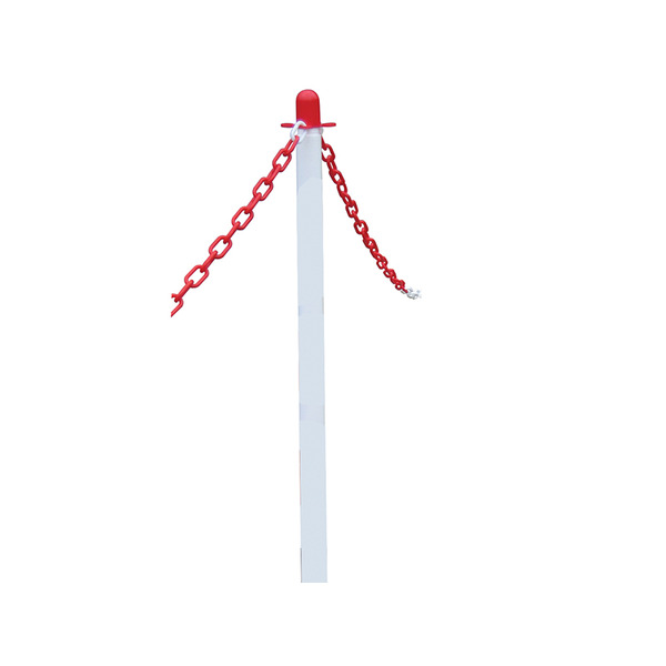Faithfull Plastic Post for Chain - White
