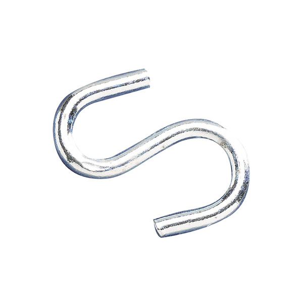 Faithfull S-Hooks 5mm Zinc Plated (Pack 10)