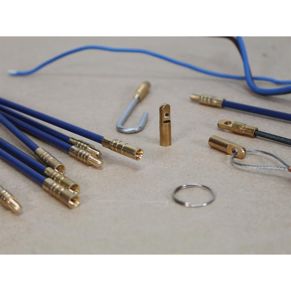 Faithfull Fibreglass Cable Rod Set 15pc 10 x 330mm