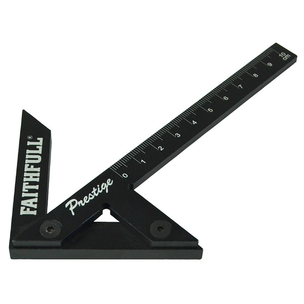 Faithfull FAICSQ10CNC Prestige Centre Finder Gauge Black Aluminium 100mm