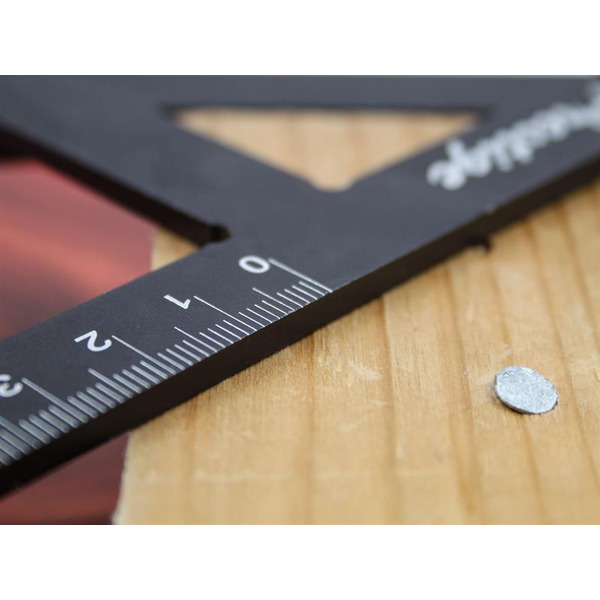 Prestige Centre Finder Gauge Black Aluminium 100mm