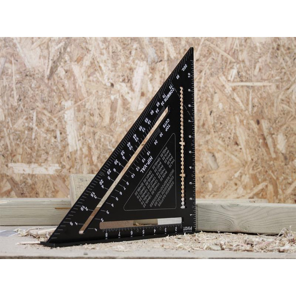 Prestige Quick Square Black Aluminium 300mm (12in)