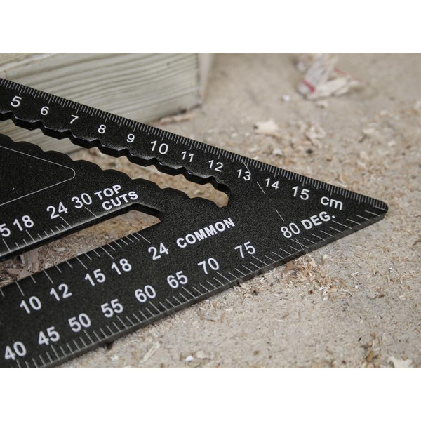 Prestige Quick Square Black Aluminium 178mm (7in)
