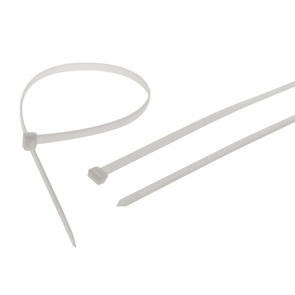 Faithfull Heavy-Duty Cable Ties White 9.0 x 905mm (Pack 10)