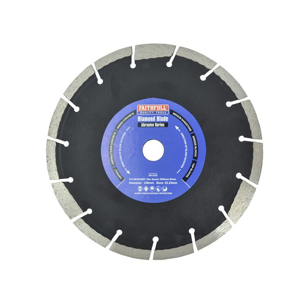Abrasive Diamond Blade 230 x 22.23mm