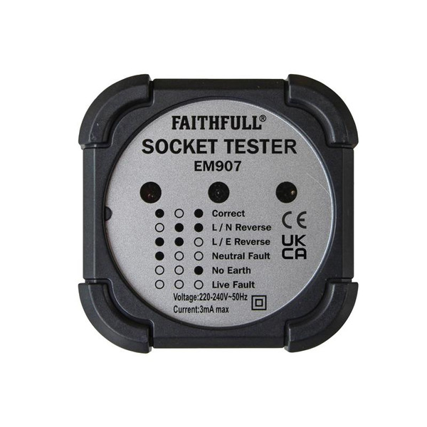 Faithfull Socket Polarity Tester