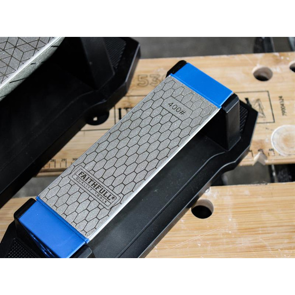 Faithfull FAIDWTRI150 Diamond Sharpening Tri-Stone 400, 1000 & 1200G