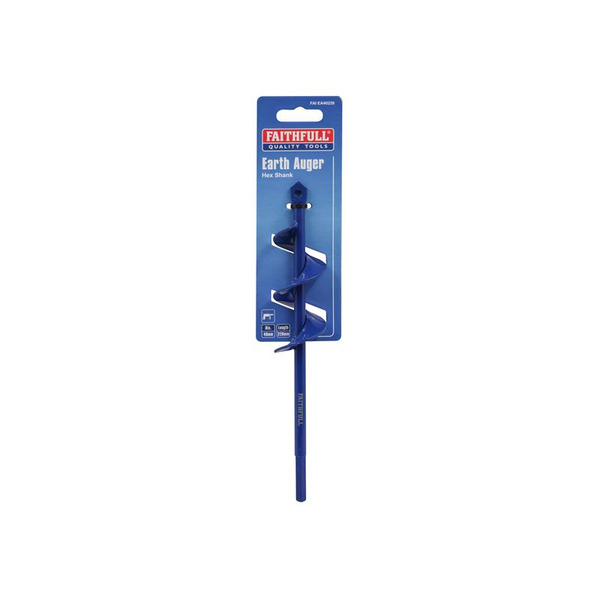 Faithfull Earth Auger Drill Bit 40 x 220mm