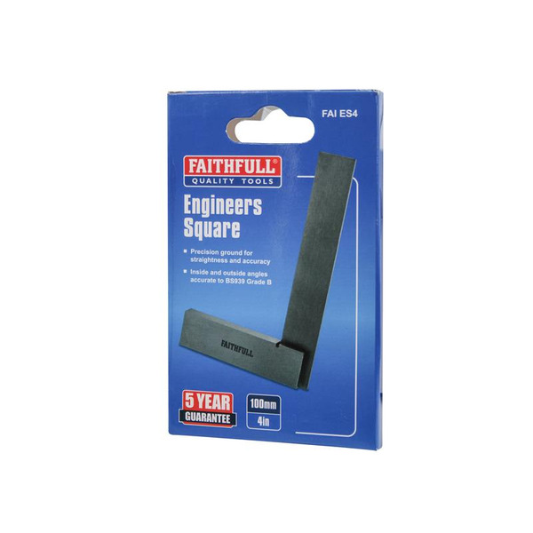 Faithfull Engineer's Square 100mm (4in)