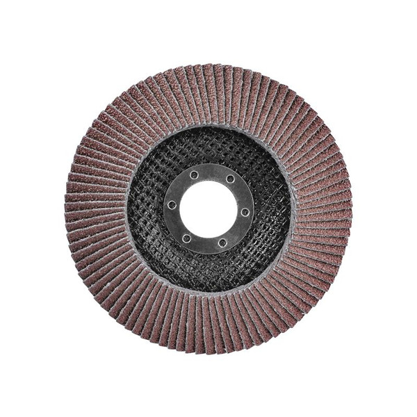 Faithfull Aluminium Oxide Flap Disc 125 x 22mm 80 Grit