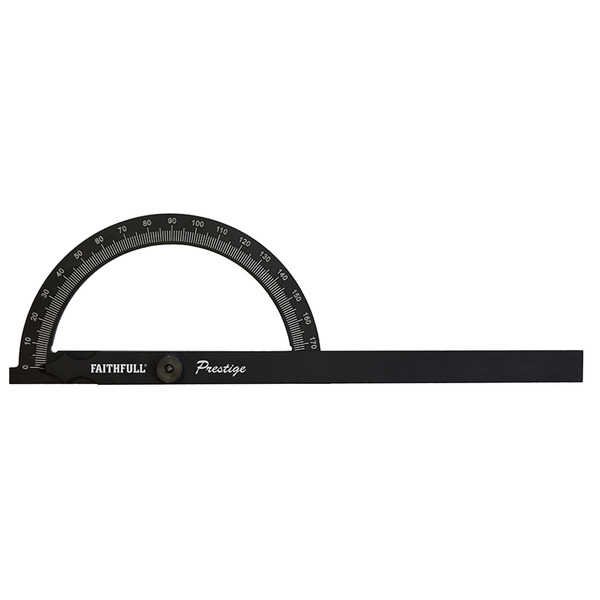 Prestige Angle Gauge Black Aluminium 150 x 270mm