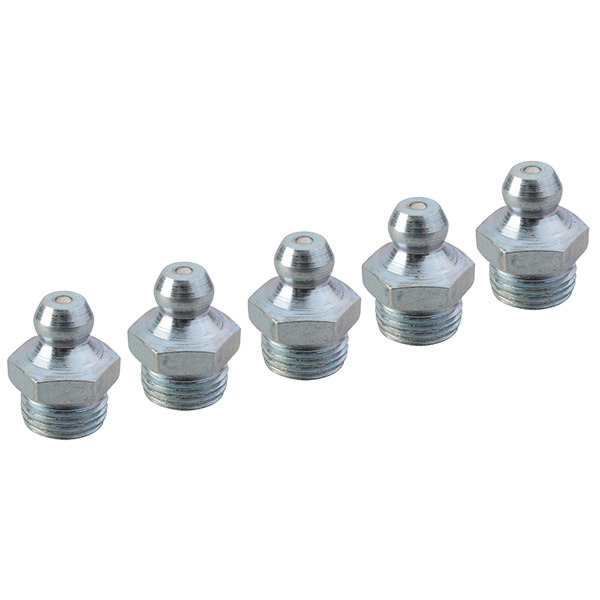 Faithfull Grease Nipple Straight 1/8in BSP (Pack 5)