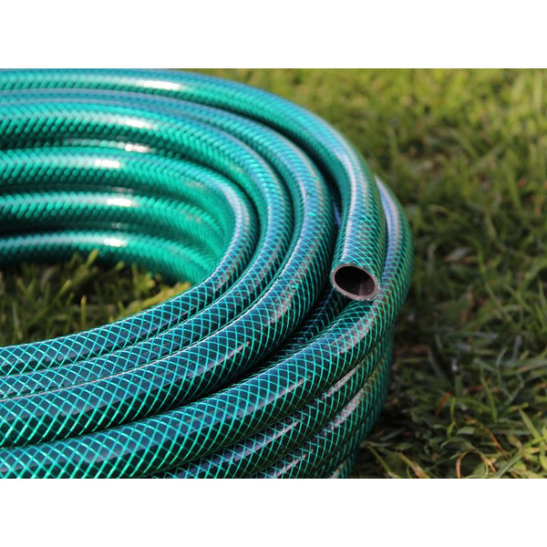 PVC Garden Hose 20m with Fittings & Spray Gun
