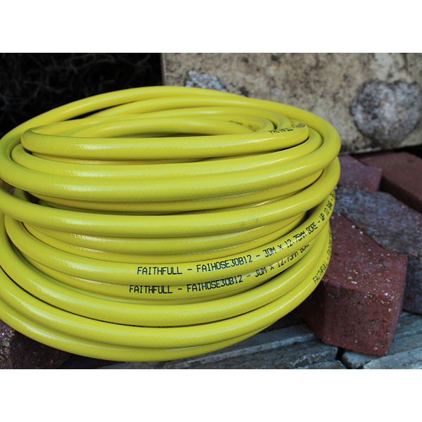 Heavy-Duty Reinforced Builder's Hose 30m 12.5mm (1/2in) Diameter