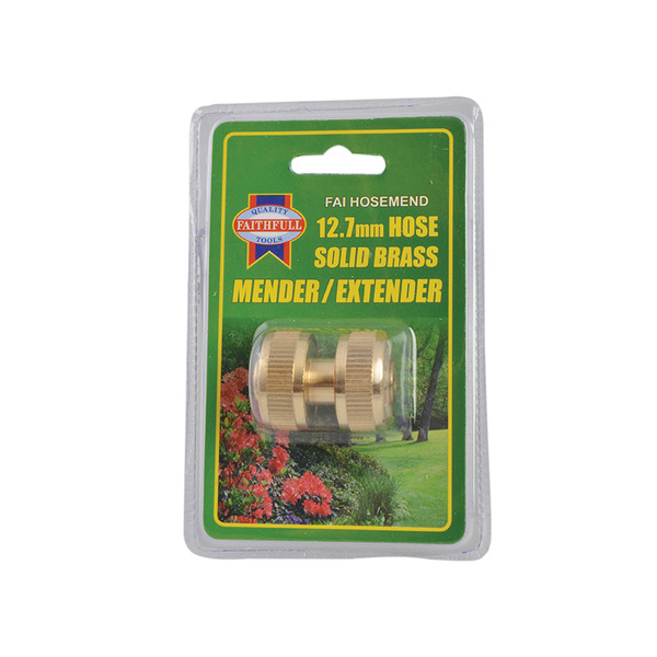 Faithfull Brass Hose Mender 12.5mm (1/2in)