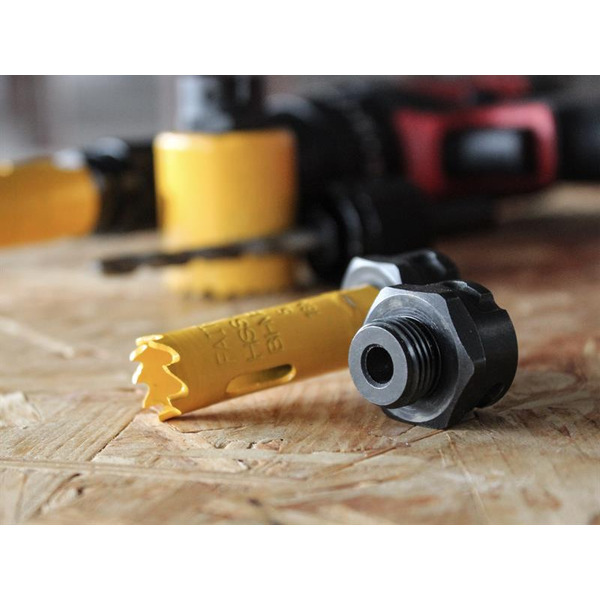 Faithfull Holesaw Arbor Quick Release Nut Set, 3 Piece