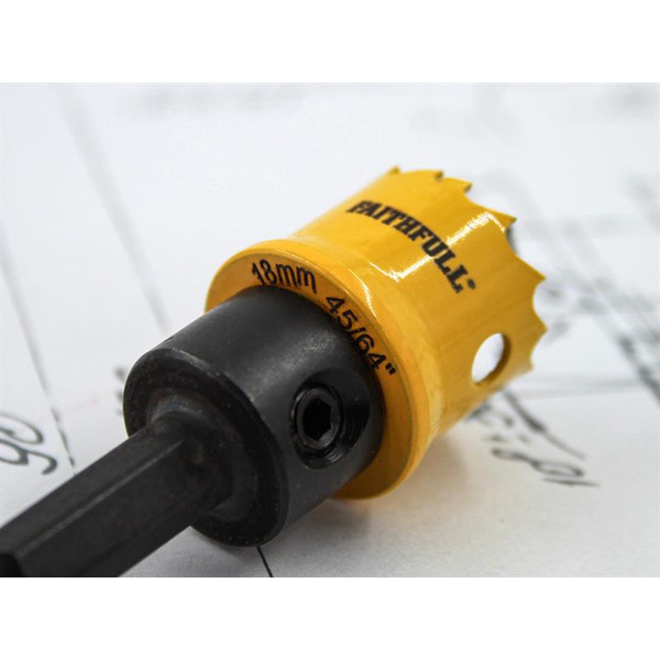 Faithfull FAIHSM18 Mini Holesaw 18mm