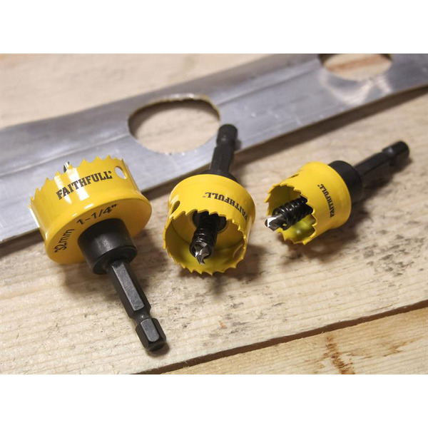 Mini Holesaw Set, 3 Piece