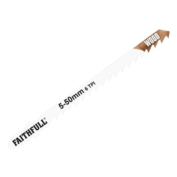 Faithfull Wood Jigsaw Blades Pack of 5 T244D