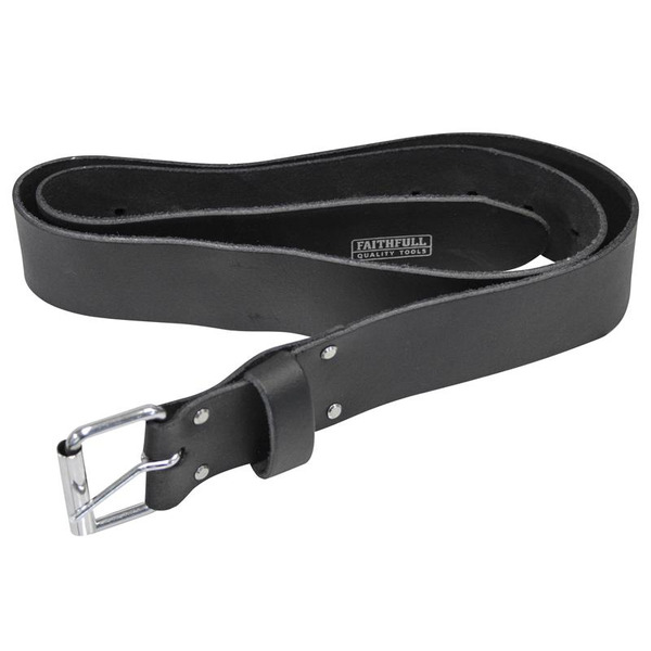 Heavy-Duty Leather Belt Black