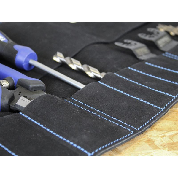 10 Pocket Leather Tool Roll