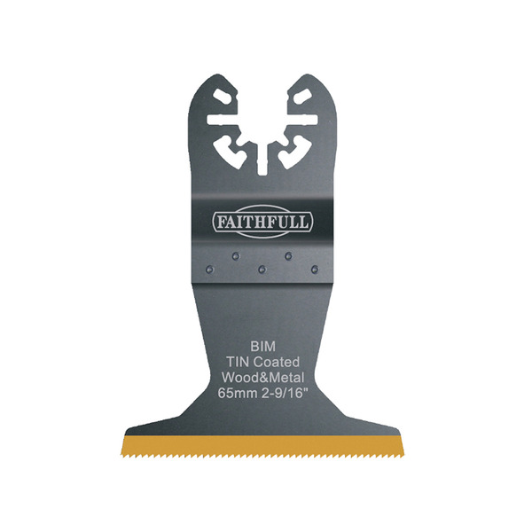 Multi-Functional Tool Bi-Metal Flush Cut TiN Coated Blade 65mm